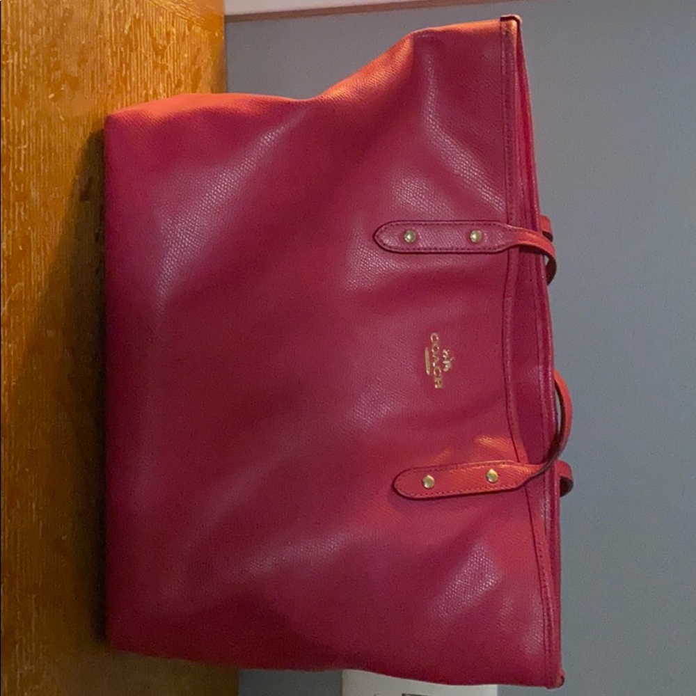 Pink coach purse